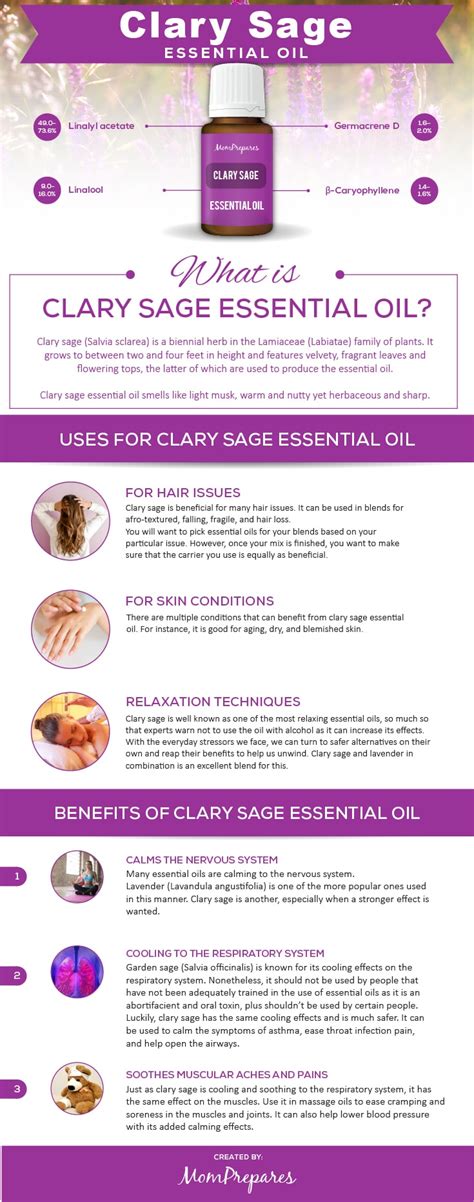 Clary Sage Essential Oil – The Complete Uses and Benefits Guide – Mom Prepares