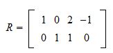 Homogeneous system of equations