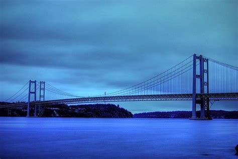 Tacoma Narrows Bridge HDR | Tacoma narrows bridge, Narrows bridge ...