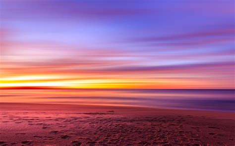 3840x2400 Footsteps At Beach Evening Sunset 4k HD 4k Wallpapers, Images, Backgrounds, Photos and ...