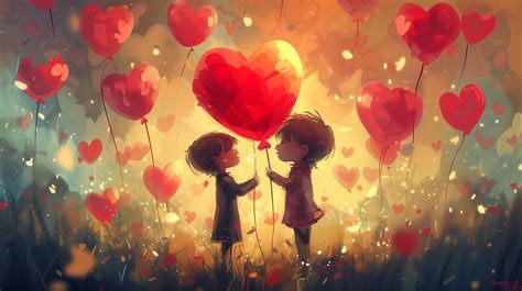 Childhood Love HD Valentine's Love Wallpaper, HD Artist 4K Wallpapers ...