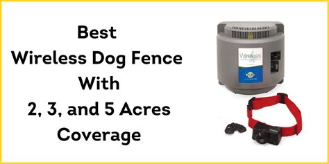 5 Best Wireless Dog Fence For 2, 3 & 5 Acres Coverage 2022