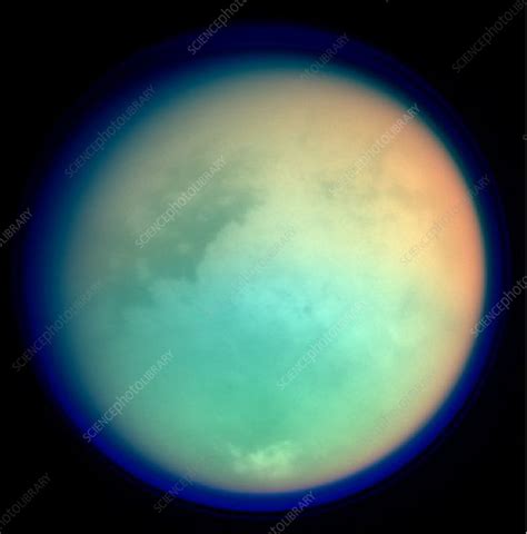 Titan's atmosphere - Stock Image - R400/0070 - Science Photo Library