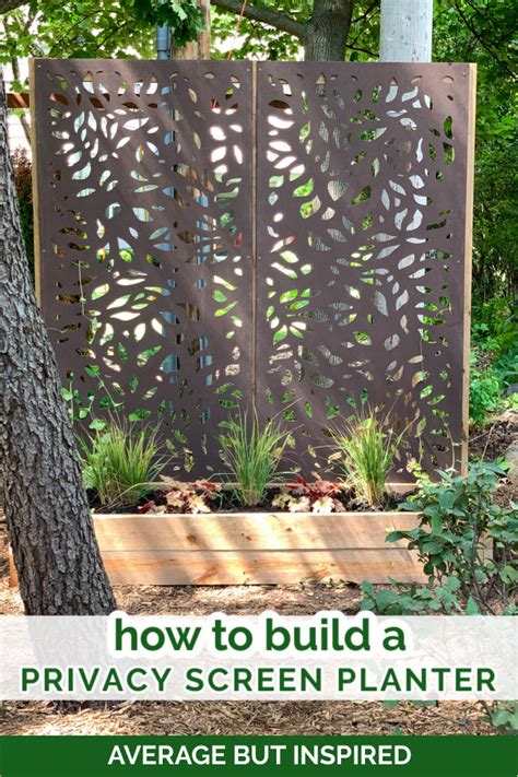 how to build a freestanding privacy screen – Builders Villa