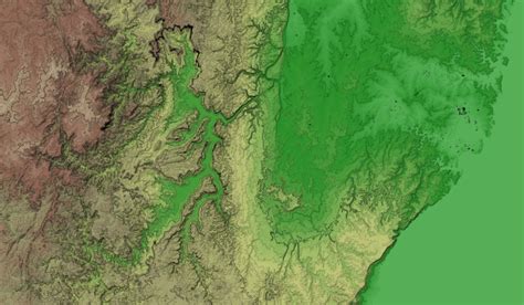 A free and open source SRTM shaded relief and contour map | Andrew Harvey's Blog