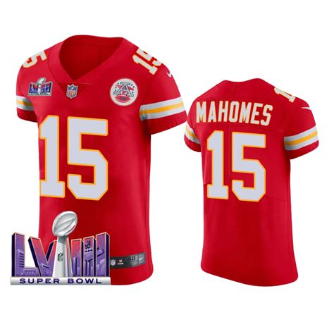 Kansas City Chiefs Patrick Mahomes II Super Bowl LVIII Red Vapor Elite ...