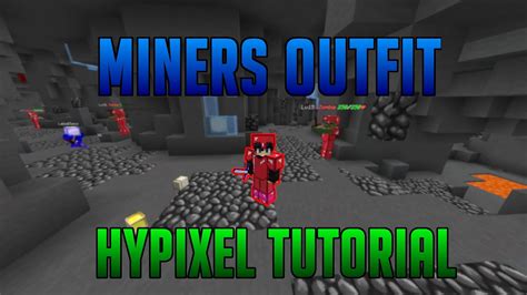 MINERS OUTFIT TUTORIAL | Hypixel Skyblock | Deutsch - YouTube