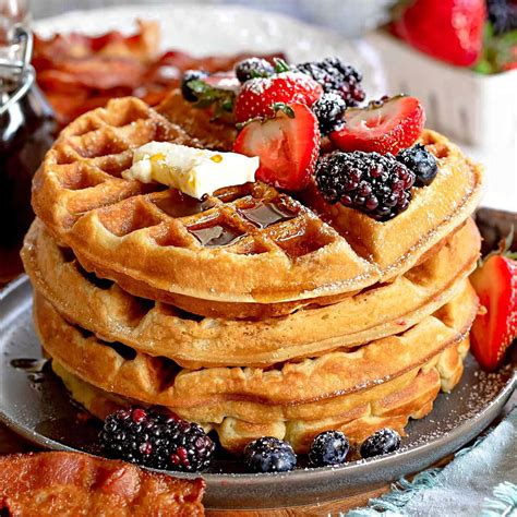 The BEST Waffle Recipe | Mom On Timeout