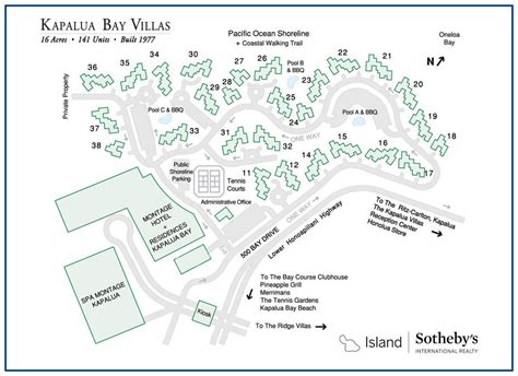 Kapalua Villas Maui Map - Beulah Sallyann