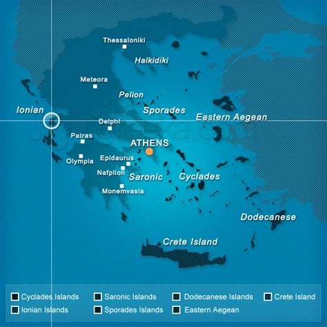 Map of Lefkada island, Greece - Greeka.com