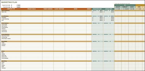 Marketing Plan Timeline Template Excel - Template 2 : Resume Examples #xz205ed9ql