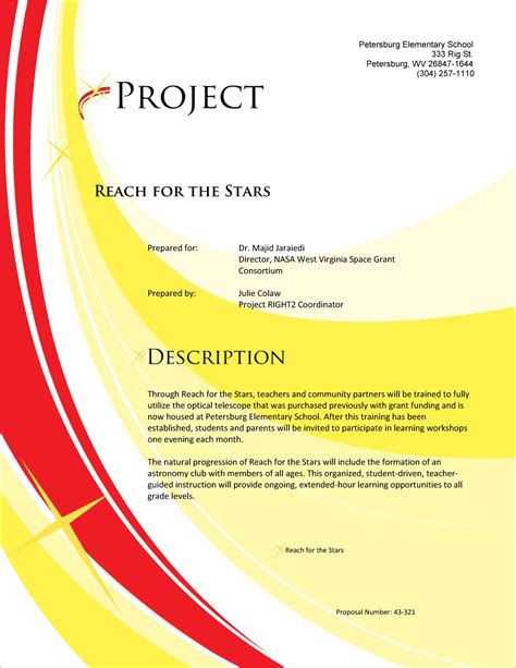 Educational Grant Sample Proposal | Grant proposal writing, Proposal templates, Business ...