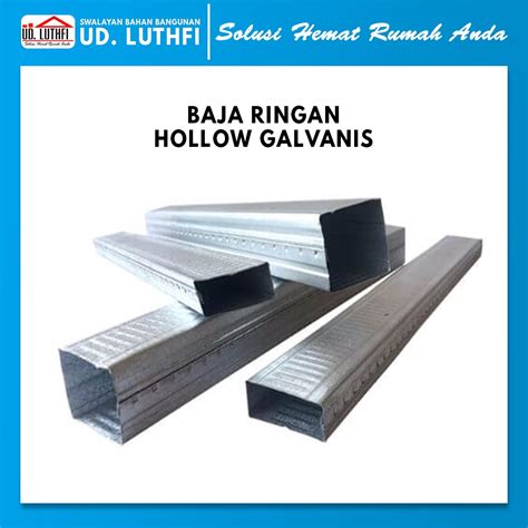 Jual Hollow Galvanis 20x40 Merk BSS / Baja Ringan Hollow Panjang 4 Meter Indonesia|Shopee Indonesia