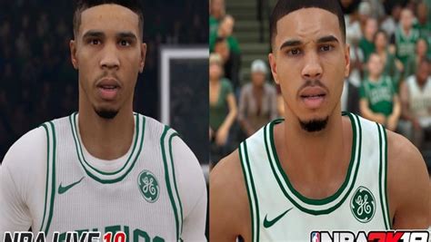 NBA 2K19 versus NBA Live 19 graphics comparison