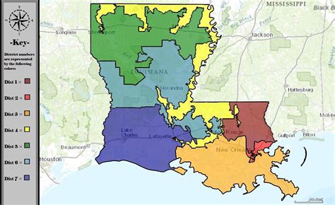 Louisiana’s Congressional Districts, 1993-1994 [1206x802] : r/MapPorn