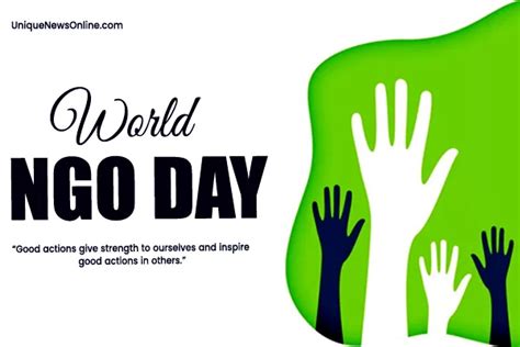 World NGO Day 2024 Theme, Quotes, Wishes, Images, Messages, Posters, Banners, Sayings, Cliparts ...