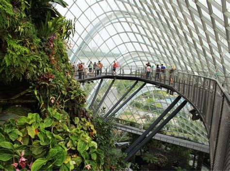 Gardens by the Bay, Cloud Forest Conservatory's Cloud Mountain - Greenroofs.com