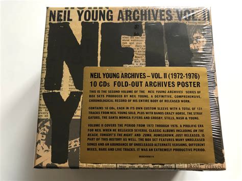 Neil Young Archives Vol. II (1972-1976) / 10 CDs Fold-Out Archives ...