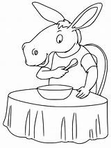 Mule Coloring Page sketch template