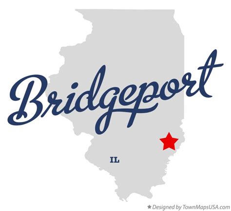 Map of Bridgeport, IL, Illinois