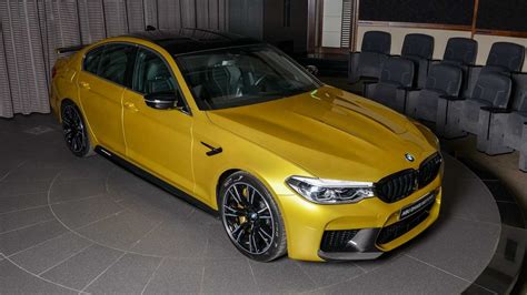 First Austin Yellow BMW M5 Competition Has Plenty of Carbon Fiber - autoevolution