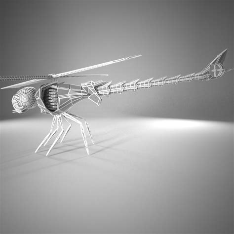 Helicopter Dragonfly Fly 3d Max