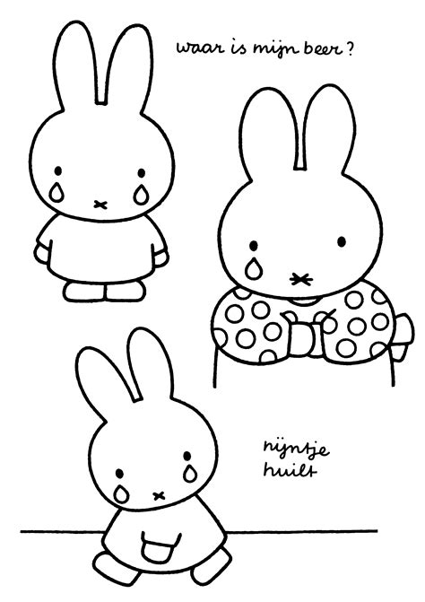 Miffy Coloring Pages - Coloringpages1001.com