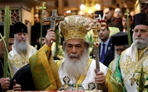 Palestinians call for ouster of Greek Orthodox patriarch | The Times of Israel