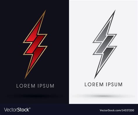 Thunder icon Royalty Free Vector Image - VectorStock