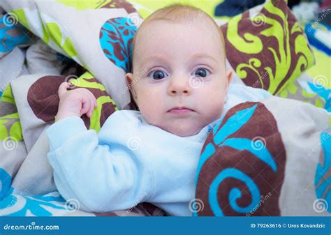 LIttle baby girl stock photo. Image of looking, happy - 79263616