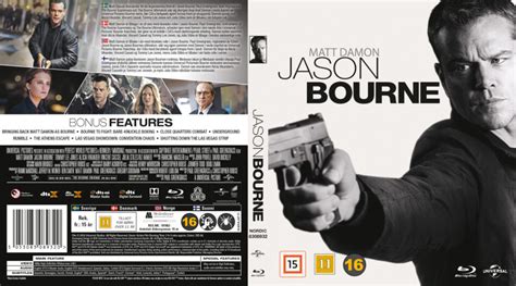 Jason Bourne blu-ray cover (2016) R2 Nordic