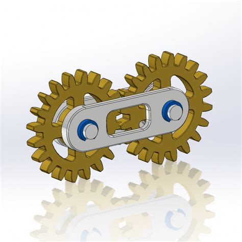 3D Printable MODULAR GEARS TOY by Daniele Manenti