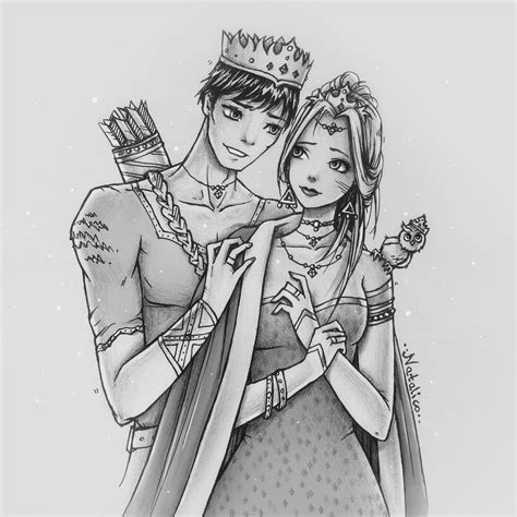 king and queen couple drawings - tattooartistdesmoines