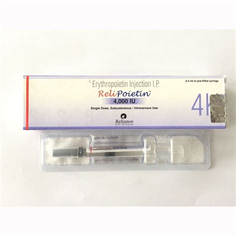 Erythropoietin Prefilled Syringe Injection Manufacturer & Supplier ...