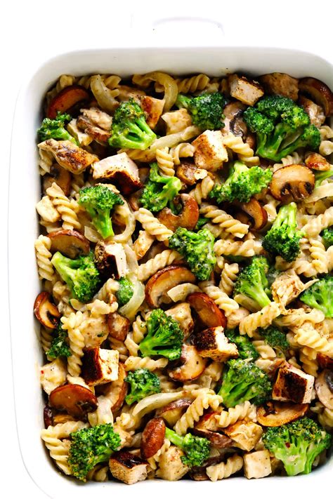 Healthier Broccoli Chicken Casserole Recipe | Gimme Some Oven