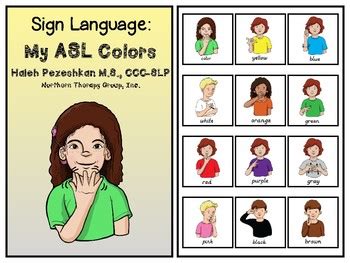 American Sign Language Colors