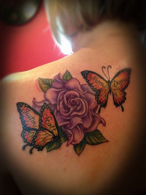 Pin by Becky Rodriguez on Tattoos | Butterfly with flowers tattoo, Butterfly tattoo, Butterfly ...