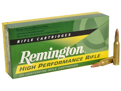 Remington High Performance Rifle Ammo 222 Remington 50 Grain Pointed