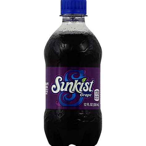 Sunkist Grape Soda, 12 Fl Oz Bottles | Northgate Market