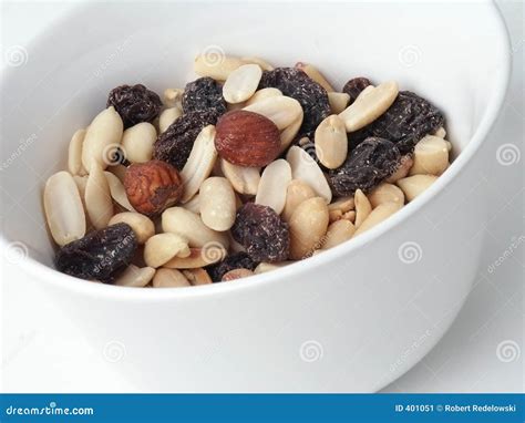 Raisins and nuts stock image. Image of muesli, bowl, nuts - 401051