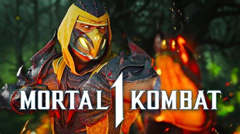 Best Scorpion Skin In Mortal Kombat 1 - Scorpion Gameplay With Brutalities (Invasions Skin ...