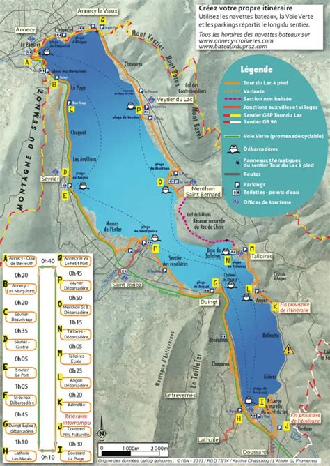 Tour du lac à pied | Tourisme Annecy