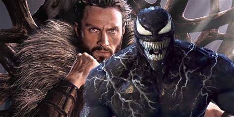 Kraven The Hunter Battles Venom In Epic Crossover Fan Art