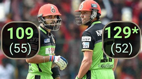 AB de Villiers 129* | Virat Kohli 109 - RCB vs GL 44th Match IPL 2016 ...