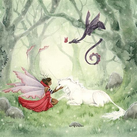 Enchanted Forest Art Print - Etsy