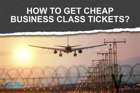 How to Get Cheap Business Class Tickets in 2020 - Ultimate Guide