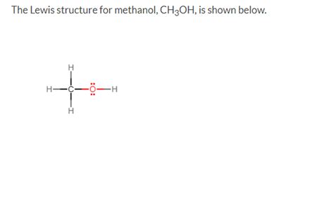 Ch3oh Lewis Structure