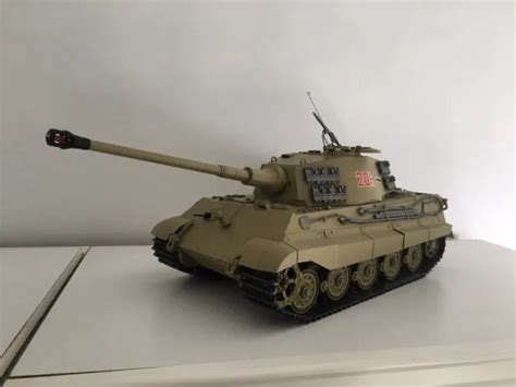 TAMIYA 1/16 SCALE King Tiger Rc Battle Tank Full Option Kit Dmd Unit 56018 EUR 577,34 - PicClick DE