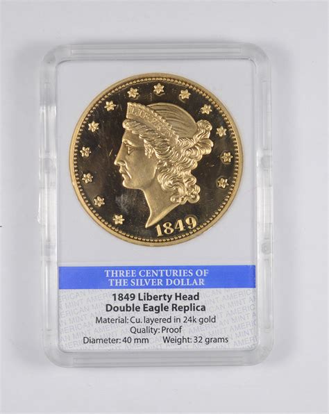 1849 Liberty Head Double Eagle REPLICA - Slabbed | Property Room