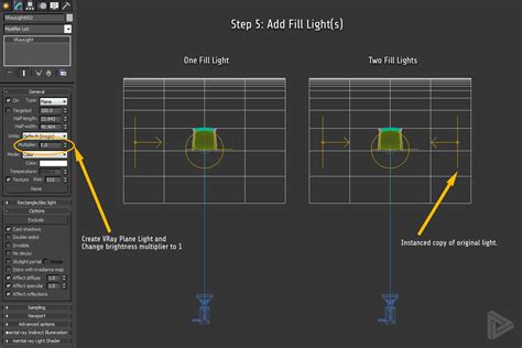 Studio Lighting Setup in 3DS Max + Vray | Rendernode